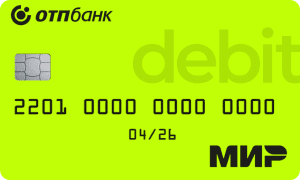 Дебетовая карта ОТП Карта