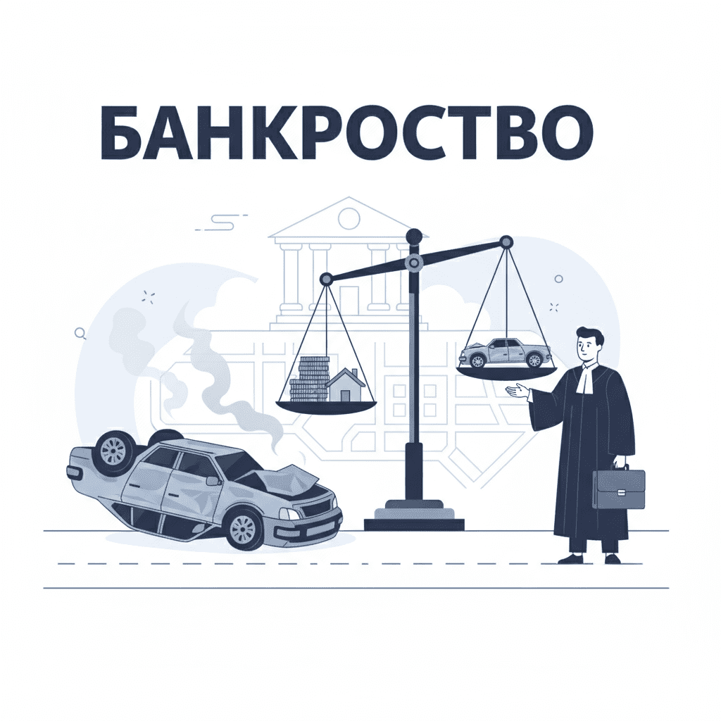 Что будет с долгами по ДТП при банкротстве?