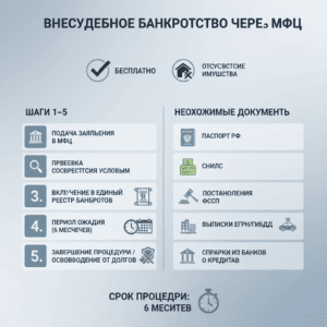 Документы на банкротство МФЦ