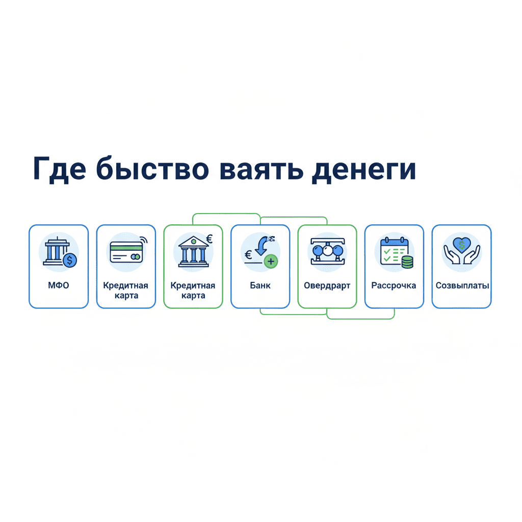 Где можно быстро взять деньги?