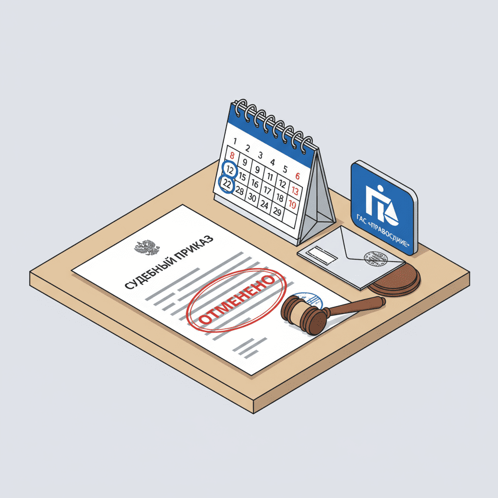 Как отменить судебный приказ?