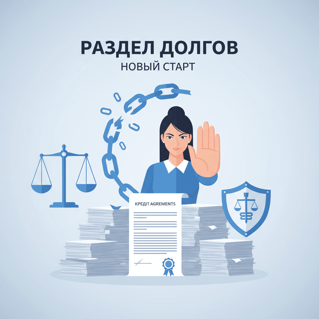 Как разделить долги с бывшим мужем и не платить за его кредиты?