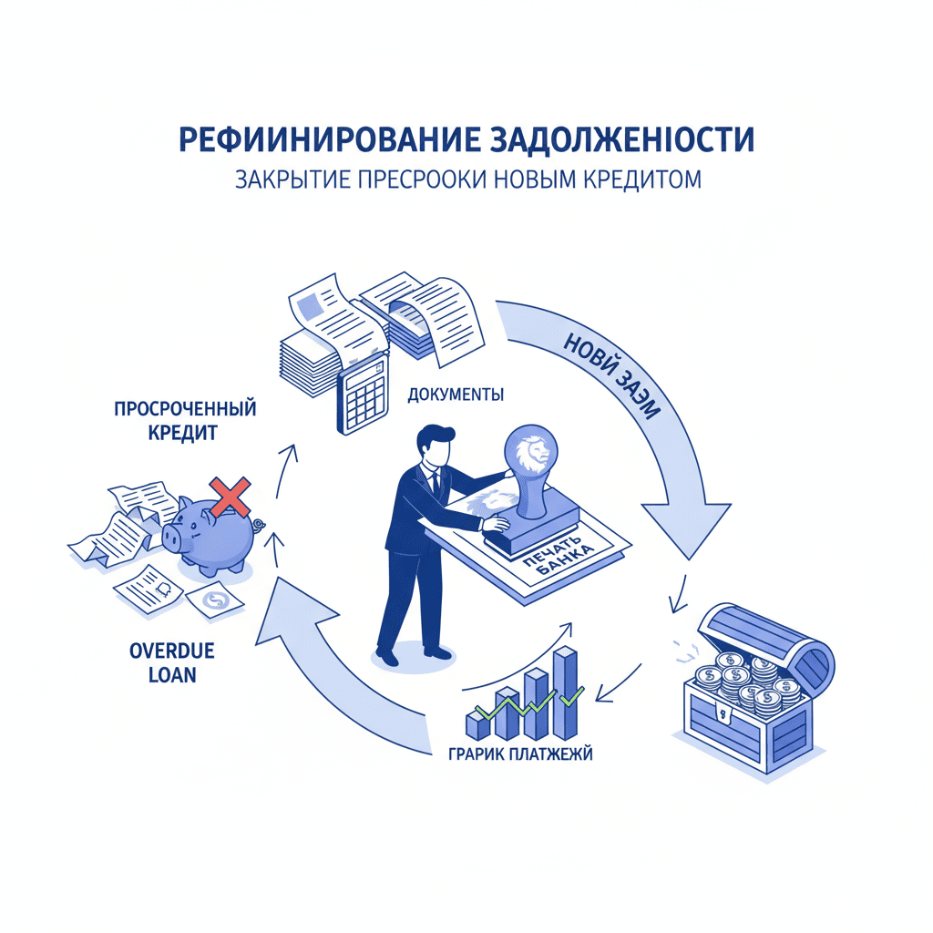 Как рефинансировать просроченный кредит?