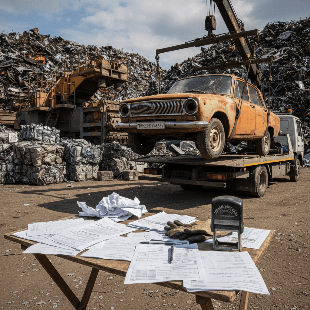 Как сдать машину в утиль за деньги?
