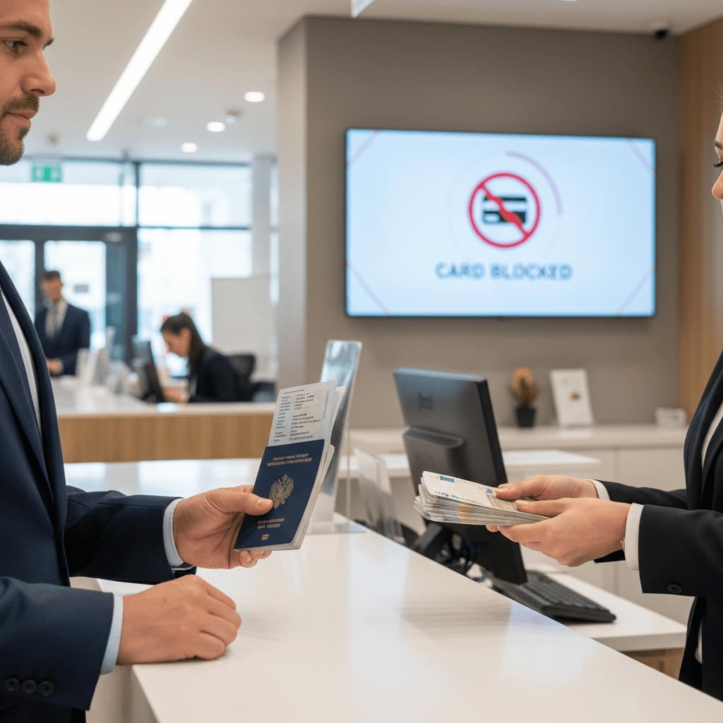 Как снять деньги с заблокированной карты?