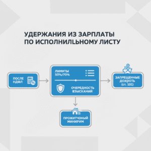 Как удерживают зарплату по исполнительному листу?