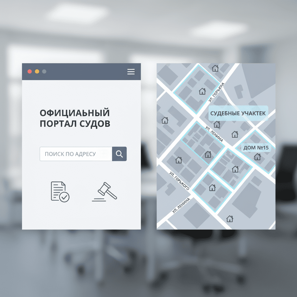 Как узнать судебный участок по адресу?