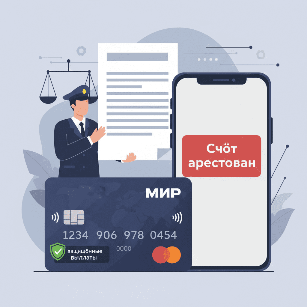 Могут ли приставы арестовать карту МИР?