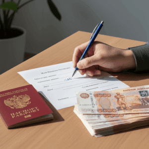 Образец расписки в получении денежных средств