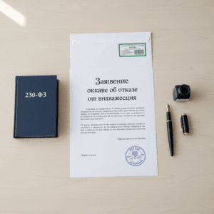 Образец заявления должника об отказе от взаимодействия