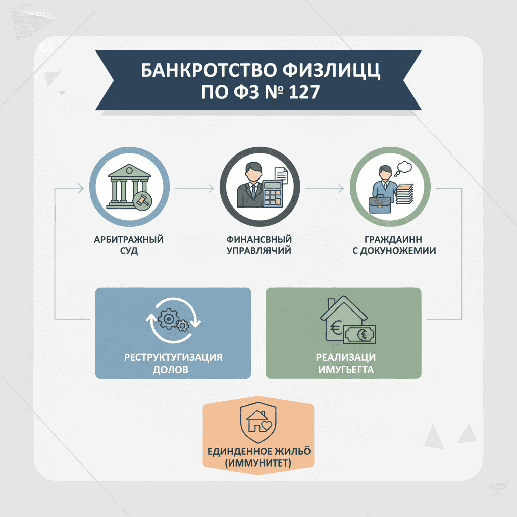 Закон о банкротстве физических лиц ФЗ 127